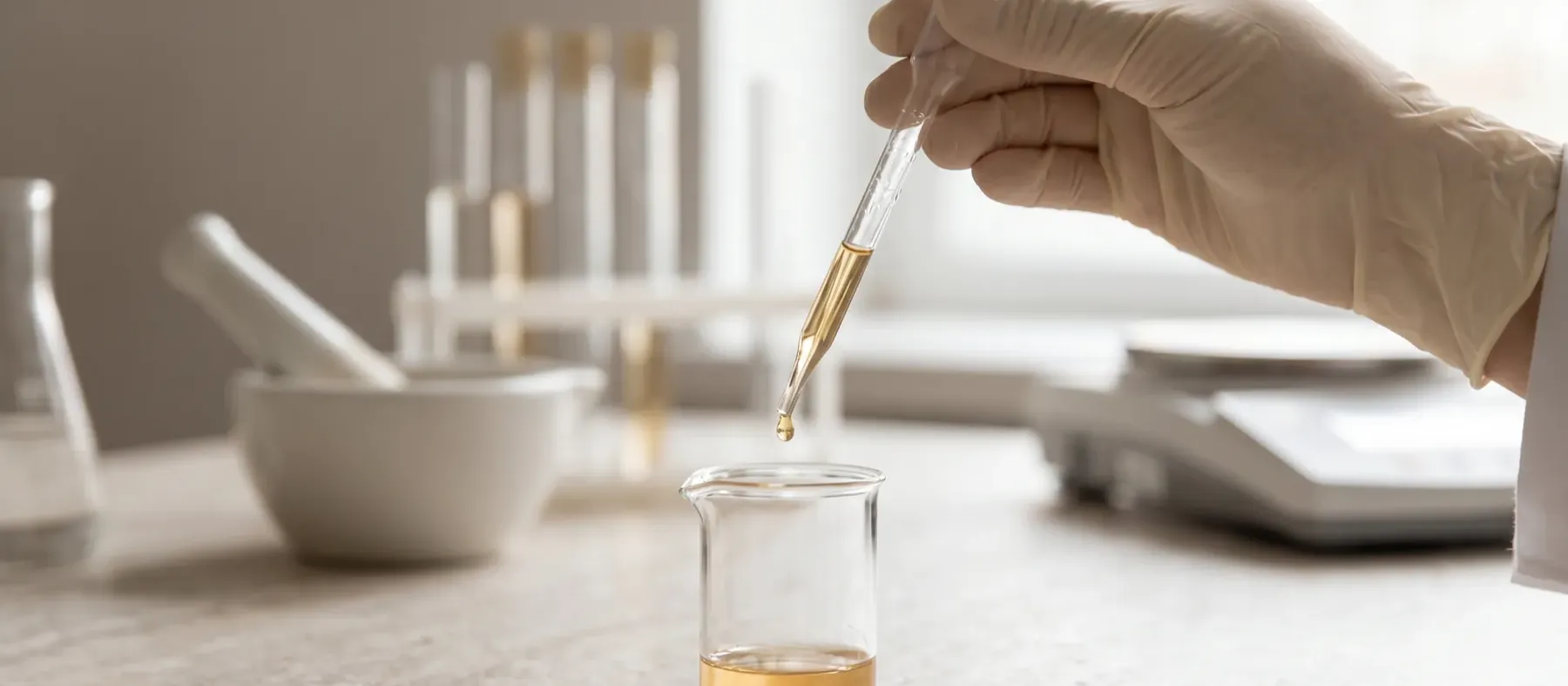 Desenvolvimento de fórmula em laboratório